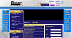 Desktop Screenshot of nimbusprinting.com